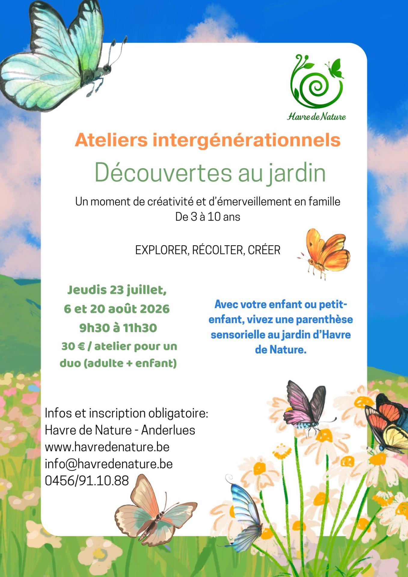 Ateliers en matinee